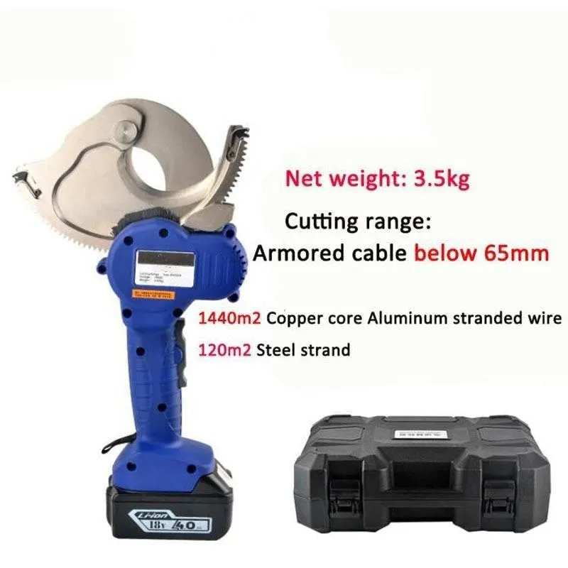 Electric Cable Cutter - Heavy Duty Automatic Wire Cutting Tool