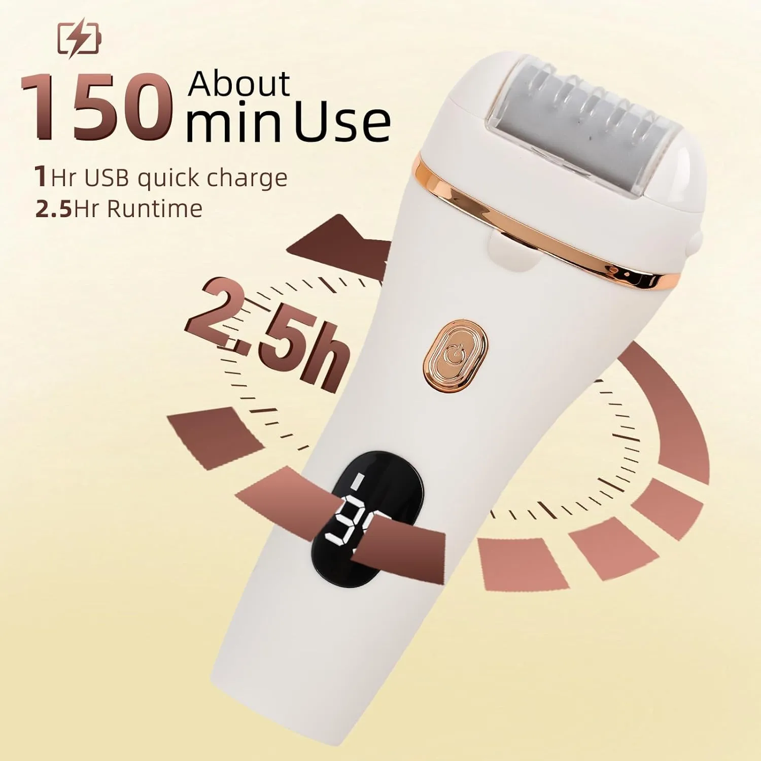 Electric Callus Remover for Feet, 17-in-1 Professional Pedicure Kit, Foot Scrubber Electric Foot File for Hard Cracked Dry Dead Skin, 3 Rollers, 2 Speed, Battery Display