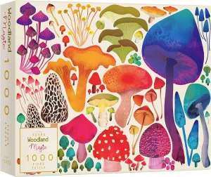 Elena Essex 1000 Piece Puzzle for Adults - Woodland Magic | Jigsaw Puzzles 1000 Pieces | Mushroom Toadstool Nature Wildlife Puzzle | 28x20inches