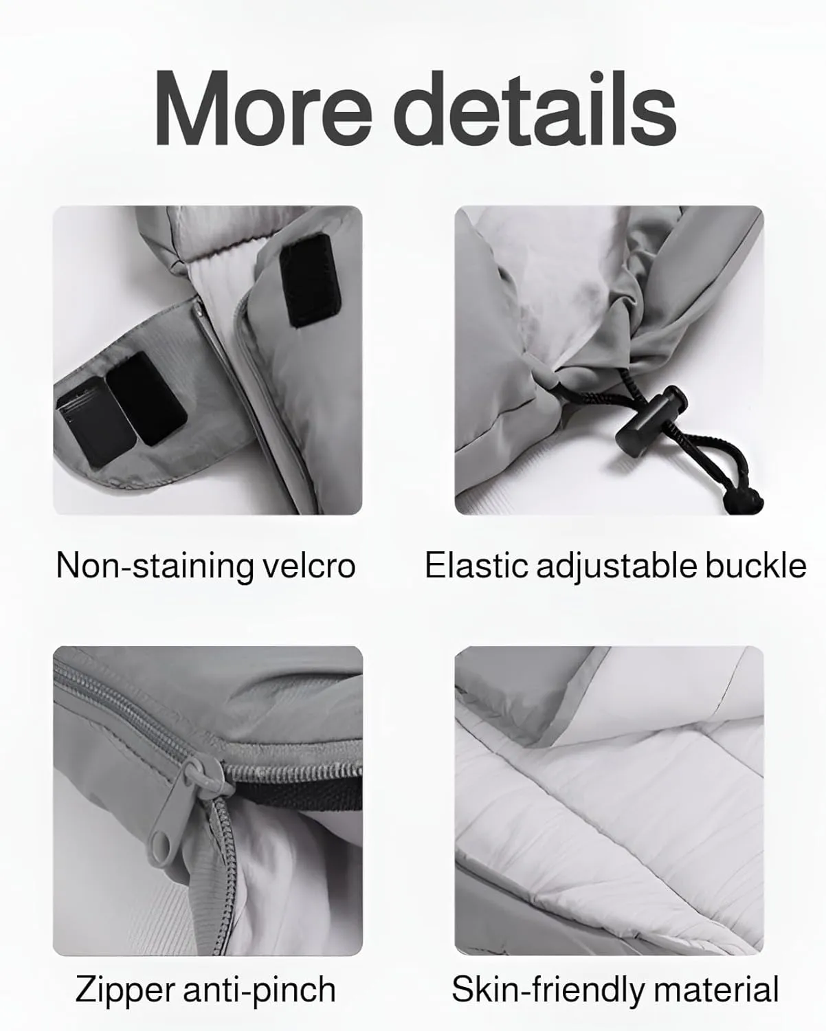 [Ellniges]-Season Compact Sleeping Bag for Camping & Hiking - Lightweight 1.8lbs with Double-Layer Foot Insulation, Machine Washable, -5°F to 77°F Comfort, Includes Storage Bag & Pillow