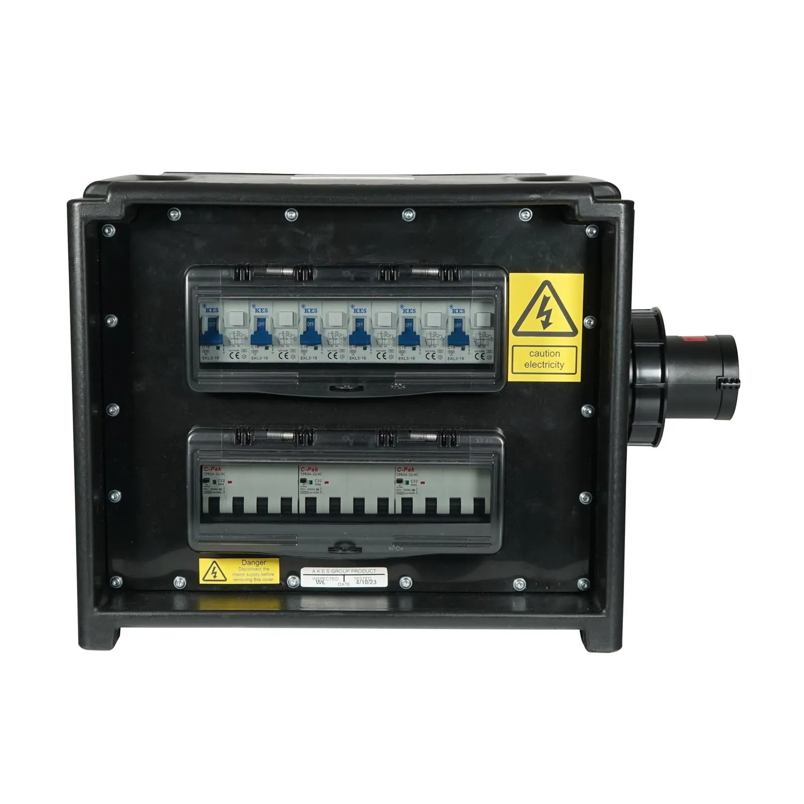 eLumen8 MERZ Distribution Box 63A 3PH to 3x 32A 3PH, 6x 16A 1PH