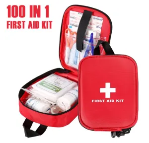 Emergency Portable Deftage First Aid Kit 100 Piece