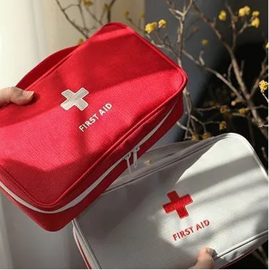 Empty Large First Aid Kit Medicines Outdoor Camping