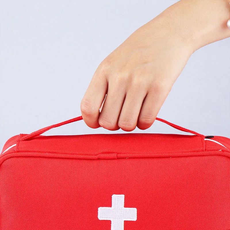 Empty Large First Aid Kit Medicines Outdoor Camping