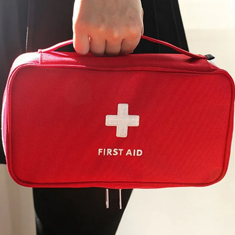 Empty Large First Aid Kit Medicines Outdoor Camping