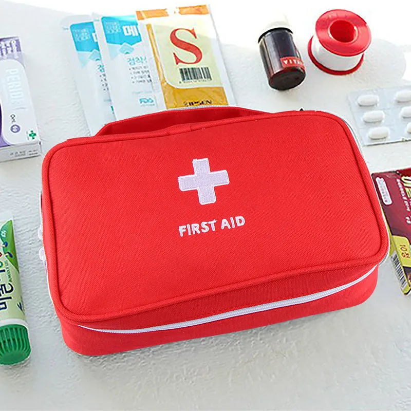 Empty Large First Aid Kit Medicines Outdoor Camping
