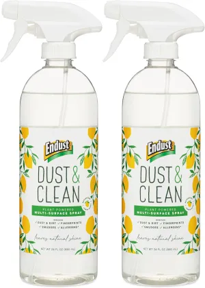 Endust Plant-based Multi-surface Dusting & Cleaning Spray, 24 Fl Oz (Pack of 2)