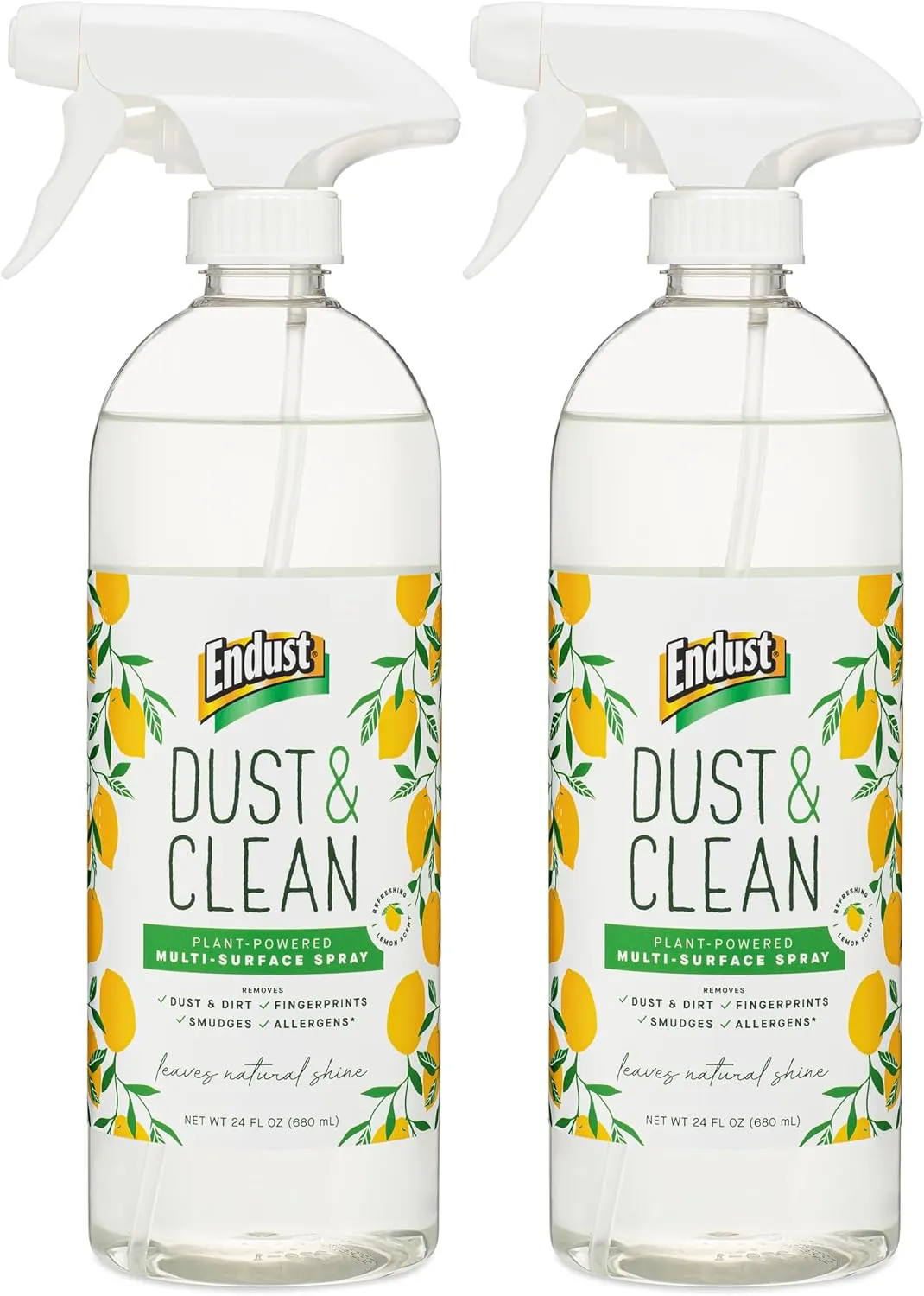 Endust Plant-based Multi-surface Dusting & Cleaning Spray, 24 Fl Oz (Pack of 2)
