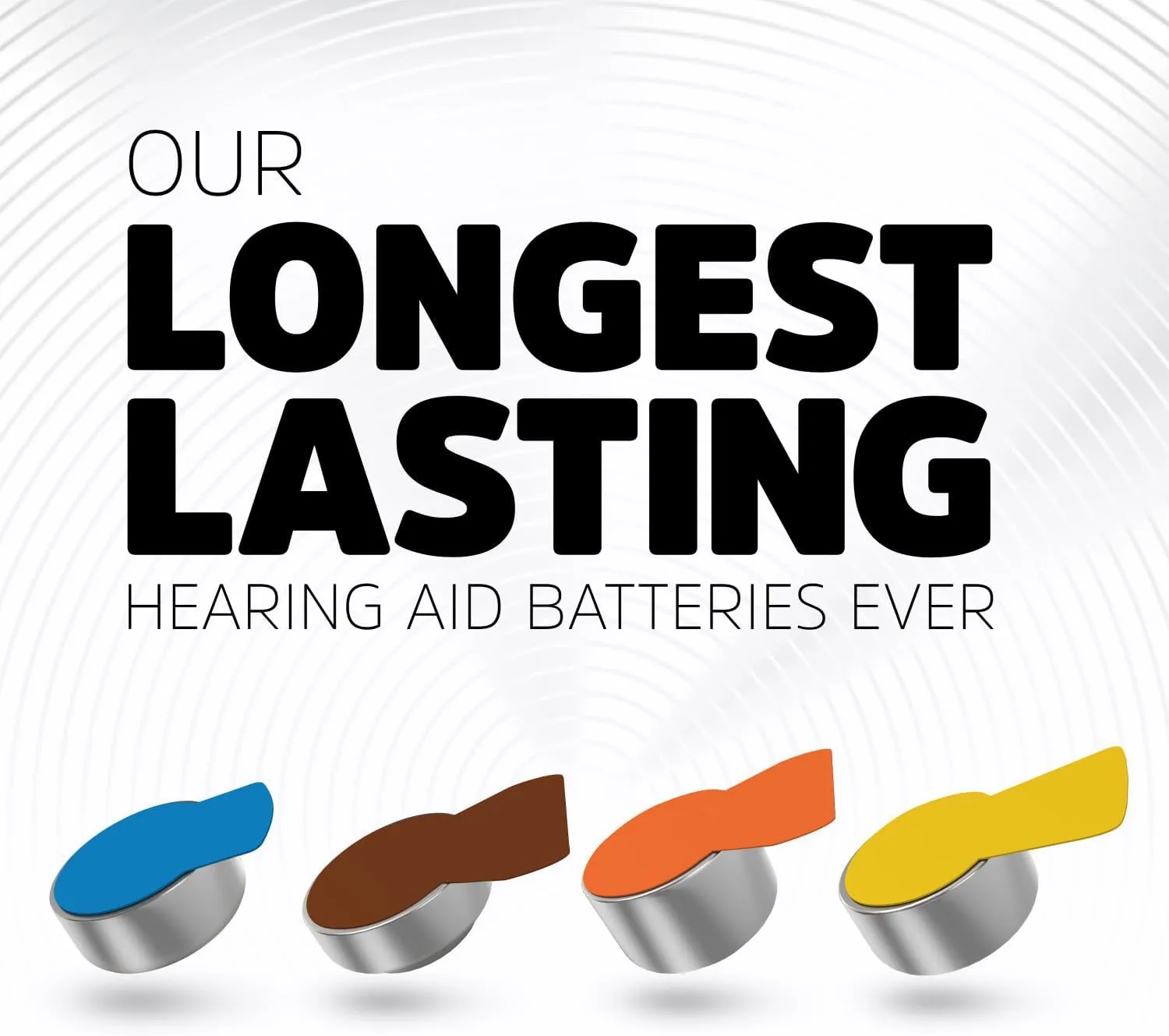 Energizer Hearing Aid Batteries Size 13, Orange Tab, 24 Pack