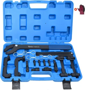 Engine Camshaft Locking Timing Tool Kit, Compatible with VW Audi 2.0 2.4 2.5 2.8 3.0T 3.2 4.2 5.0 5.2, Touareg Q7 Porsche 3.0T, A4 A6 A6L A8 Q5 Q7 R8, Replace OEM T40133 T40070 T40058 T10172