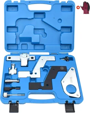 Engine Camshaft Timing Locking Tool Kit, Compatible with Jaguar Land Rover Evoque Ford Edge Escape Volvo Mondeo 2.0T Mustang 2.3T, Replace 303-1595 303-1600 303-1594