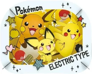 Ensky Pokémon PT-362 Pichu Picachu Raichu Finished Size (H x W x D): 3.1 x 3.9 x 1.7 inches (80 x 100 x 42 mm), Made of Paper