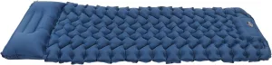 Ergonomic Inflating Sleeping Pad with Built in Pump, Nylon Material, and Storage for Office, Outdoor Camping Hiking (Navy Blue)