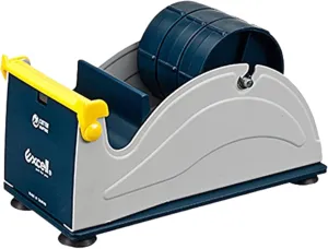 Excell Triple Premium Extra Wide Metal Multi-Rolls Desktop Tape Dispenser, ET-13371, 3 inch Wide, 3 inch Core