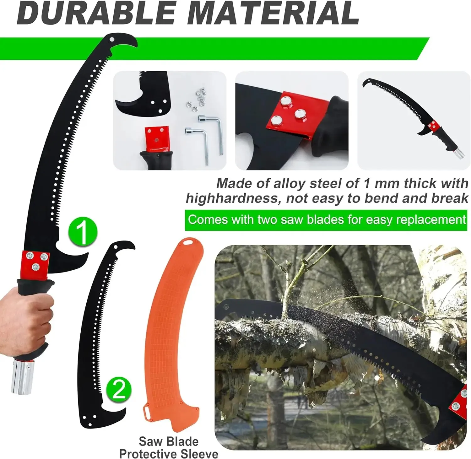 Extended Multi-Stage Pole Saw