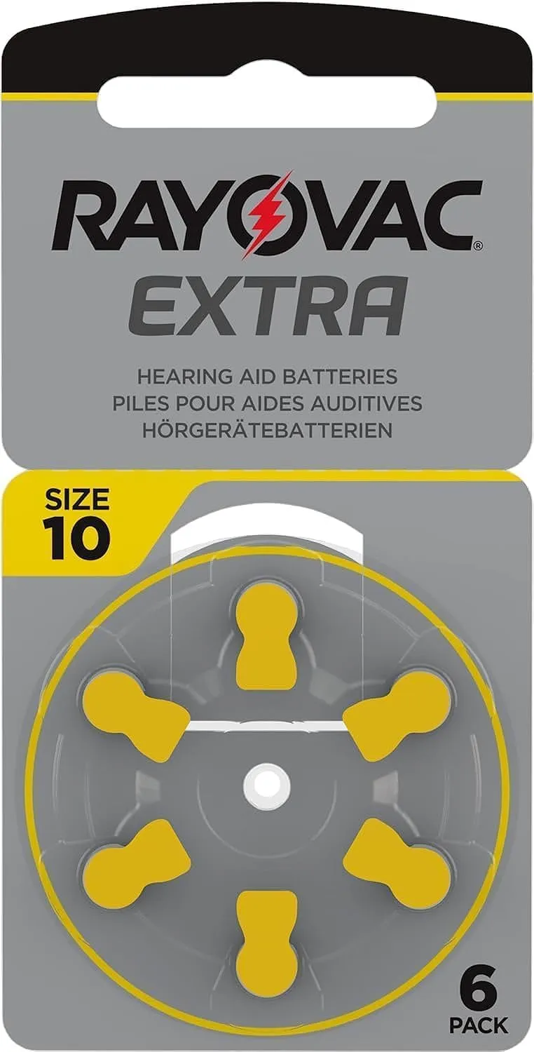 Extra Advanced Size 10 Hearing Aid Battery (Pack 60 PCS)
