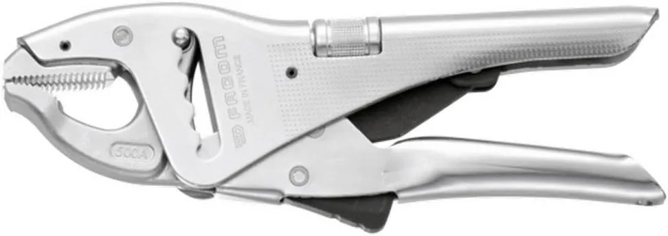 Facom FCM500A 230 mm Q/REL Short Nose Locking Plier - Red