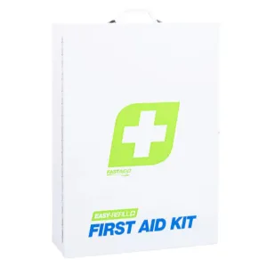 Fast Aid Misc First Aid Kit, Easyrefill, Metal Wall Mount - White