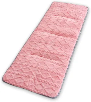 Favorland Camping Sleeping Pad Cot Pads Mattress Mat Outdoor XL Soft Comfortable Polyester Thick Lightweight Foldable for Hiking Backpacking Traveling