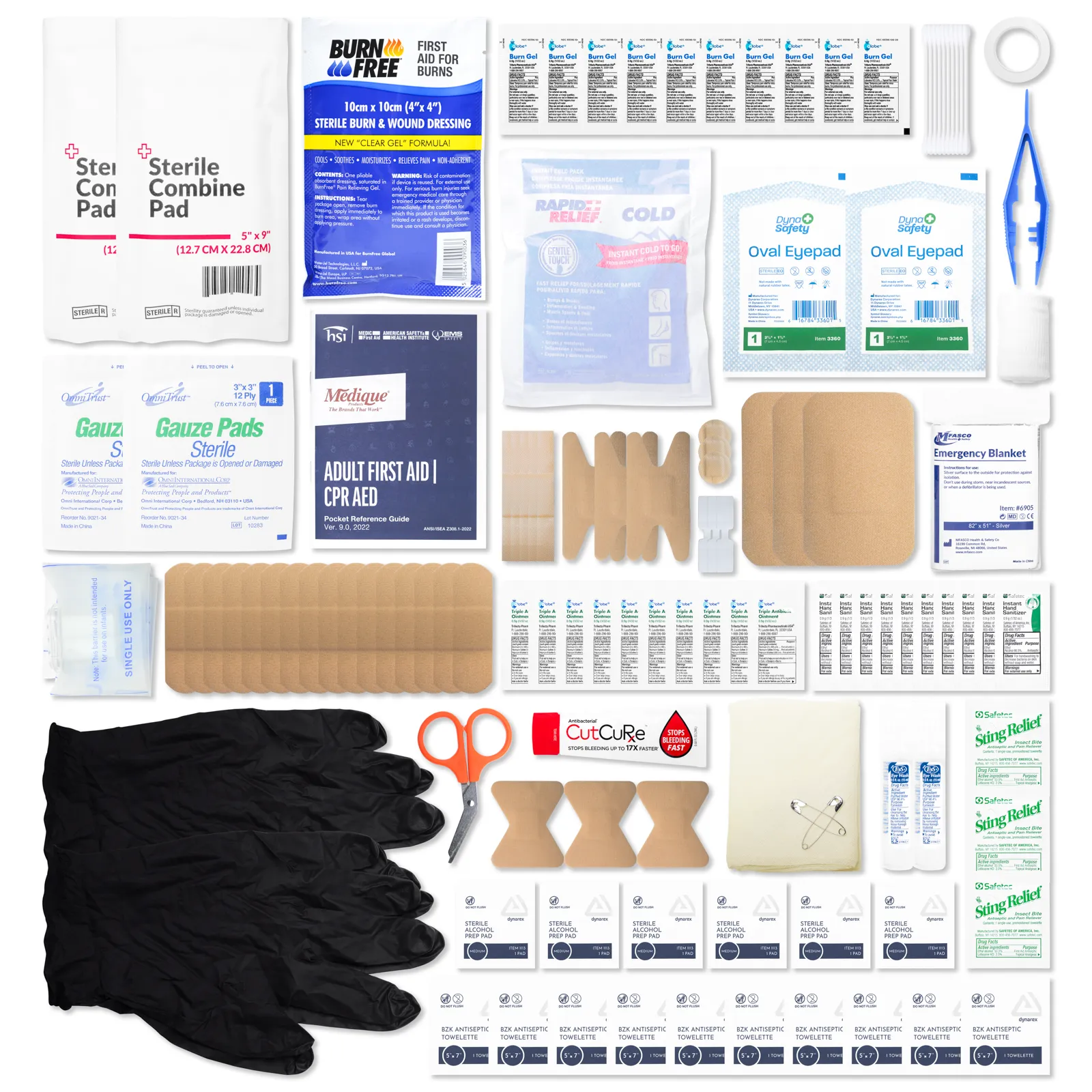 First Aid Kit #16 Metal DOT ANSI Class A