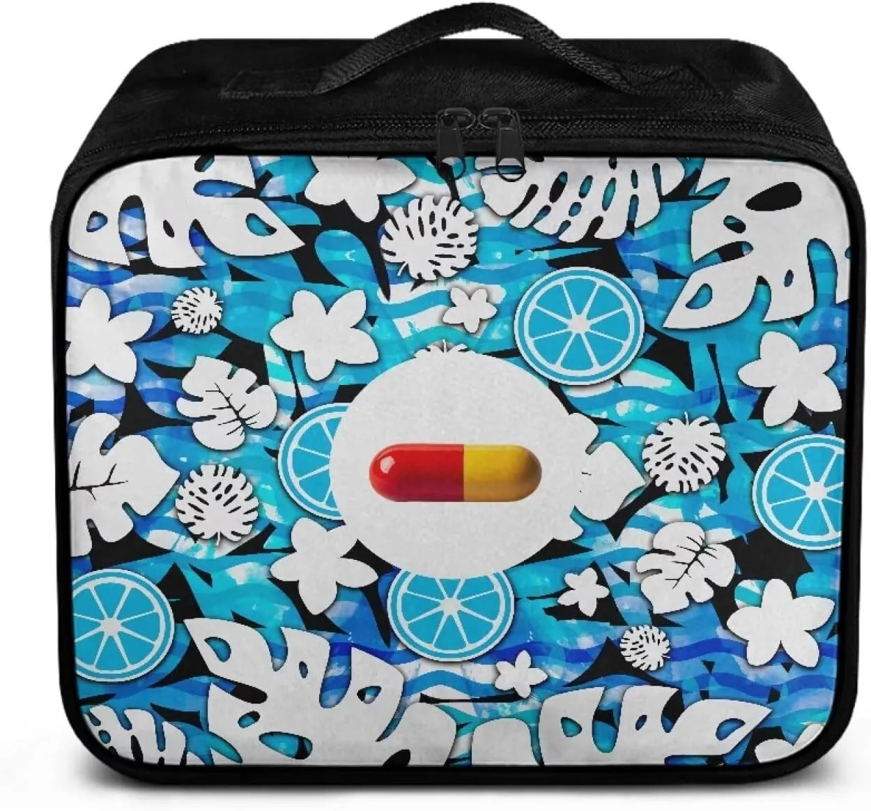 First Aid Kit Empty-Medical Kit-Medicine Bag-Medicine Organizer Box-Medicine Storage Bag-Medical Bag-Medkit-Trauma Aid Kit Essential for Home-Travel (Bag Only)