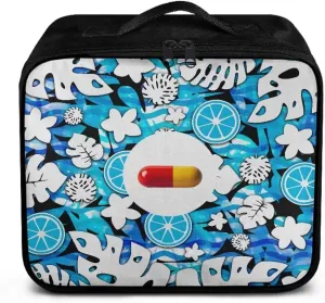 First Aid Kit Empty-Medical Kit-Medicine Bag-Medicine Organizer Box-Medicine Storage Bag-Medical Bag-Medkit-Trauma Aid Kit Essential for Home-Travel (Bag Only)