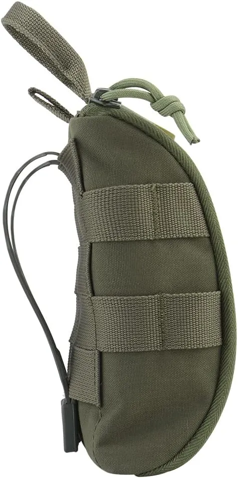 First Aid Pouch Tactical MOLLE Rip-Away EMT IFAK Trauma Pouch Green Unisex Soft Shell Utility Bag Case