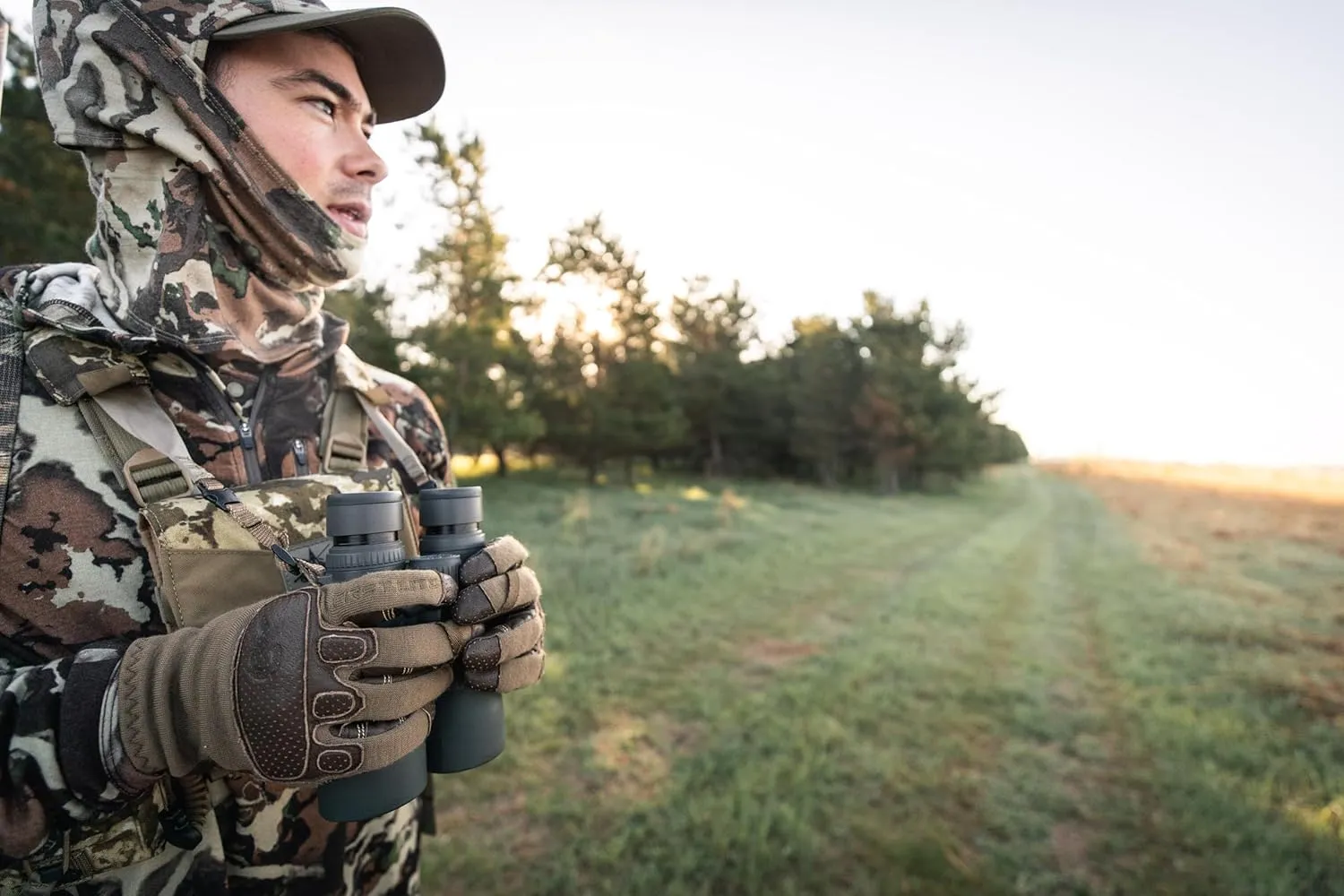 First Lite Wind River Balaclava - Warm Merino Wool Camo Hunting Face Mask