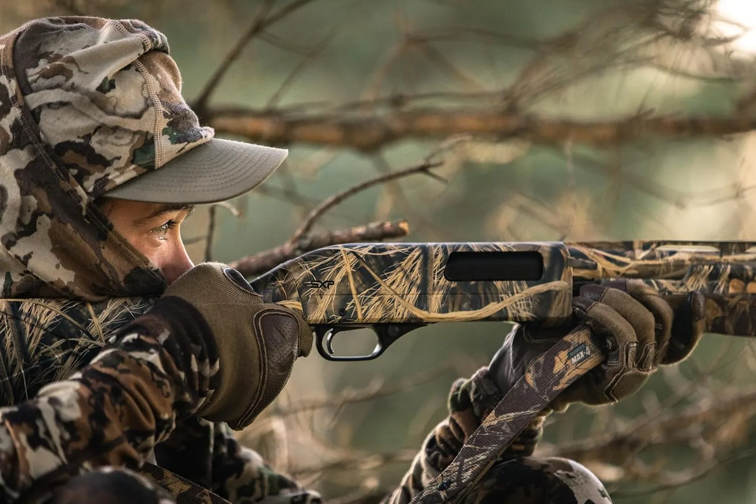 First Lite Wind River Balaclava - Warm Merino Wool Camo Hunting Face Mask