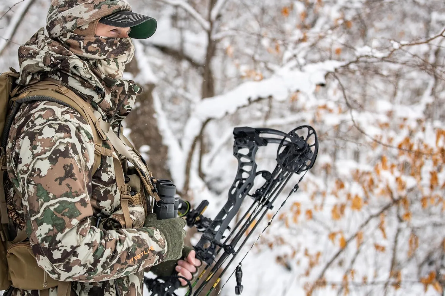 First Lite Wind River Balaclava - Warm Merino Wool Camo Hunting Face Mask