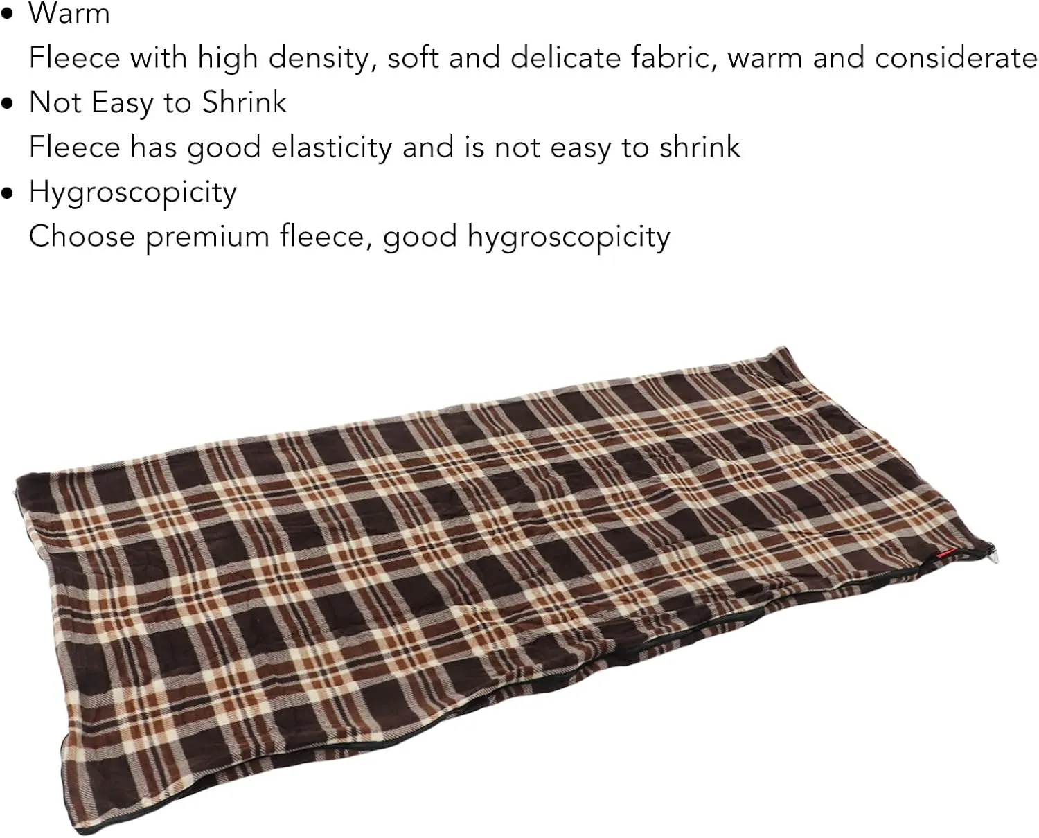 Fleece Sleeping Bag Liner, Wearable Sleeping Bag for Outdoor Travel Camping Hiking Climbing