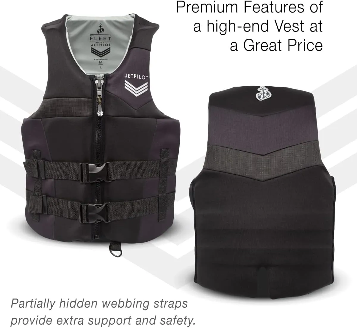 Fleet Neoprene Dual Coast Guard Approved Life Jacket PFD