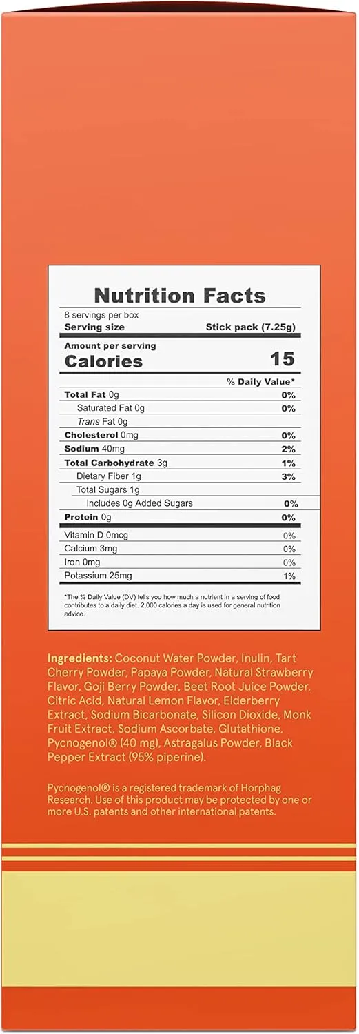 Flightfud Natural Jet Lag Remedy, Drinkable Travel Vitamins, 8-Pack (0.26 oz Each)