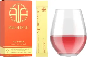 Flightfud Natural Jet Lag Remedy, Drinkable Travel Vitamins, 8-Pack (0.26 oz Each)