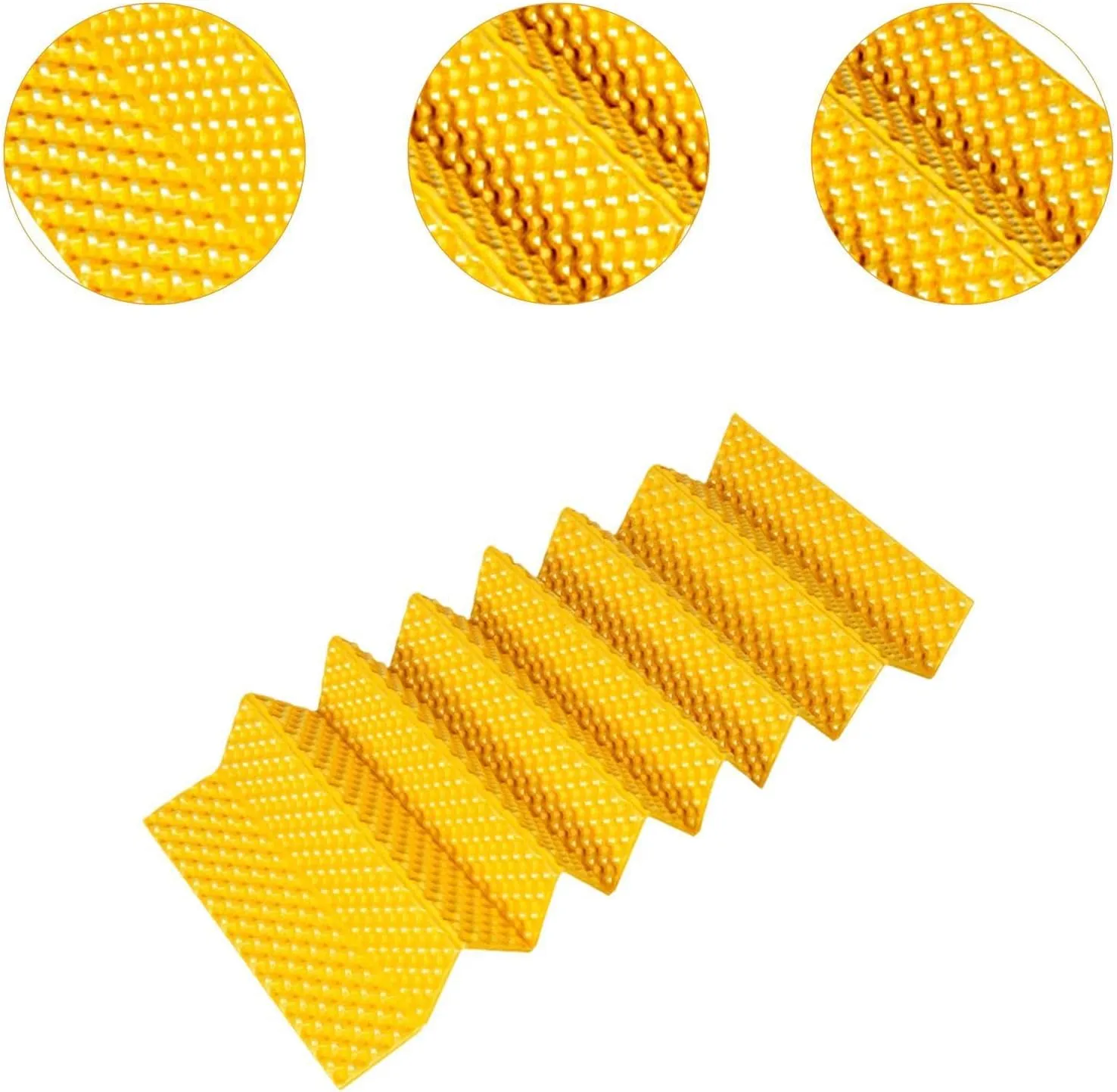 Foldable Sleeping Pad Camping Waffle Mat Portable Versatile Folding Adults Sleeping Mat Picnic Mat for Camping Traveling Tent