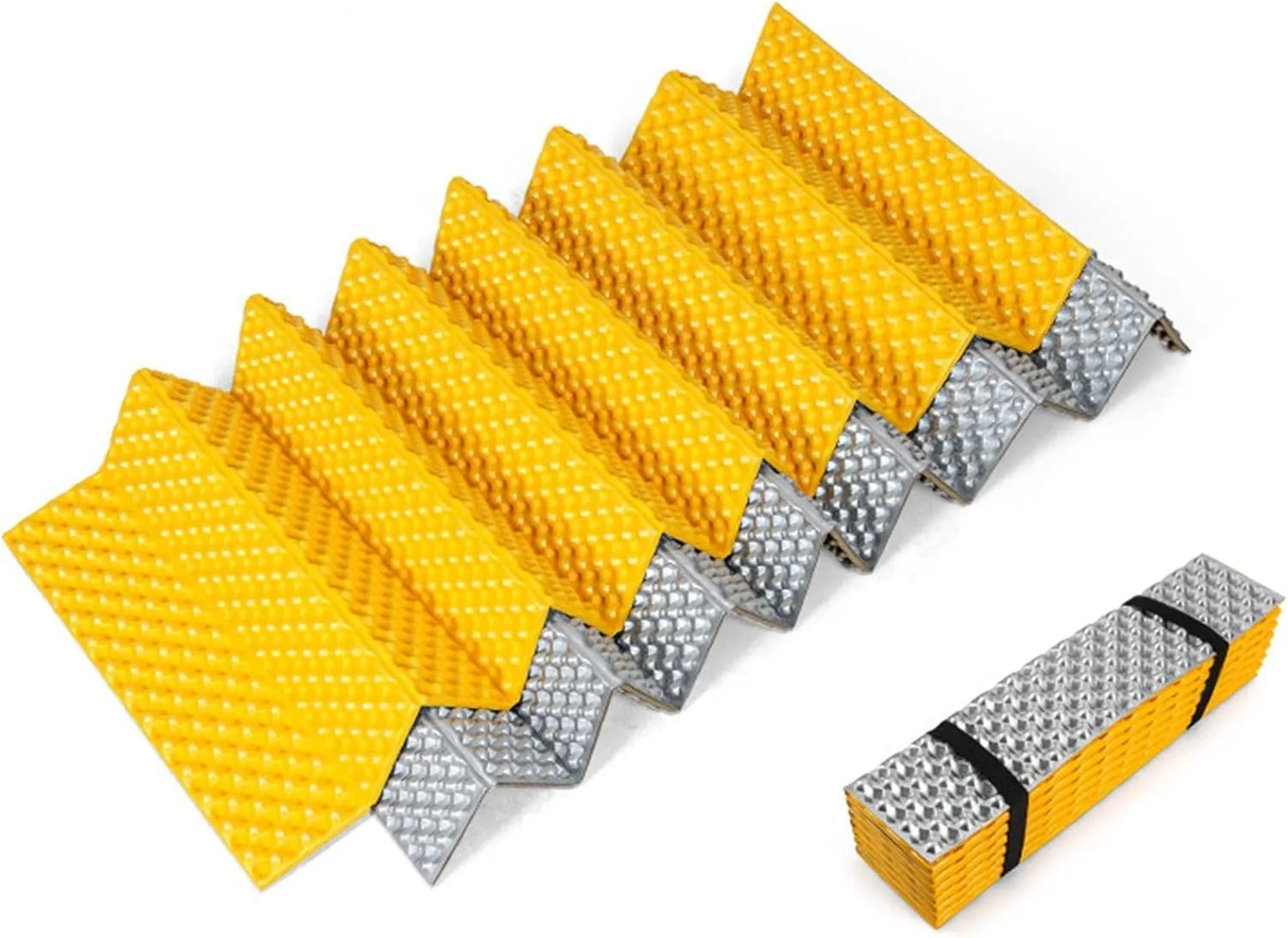 Foldable Sleeping Pad Camping Waffle Mat Portable Versatile Folding Adults Sleeping Mat Picnic Mat for Camping Traveling Tent