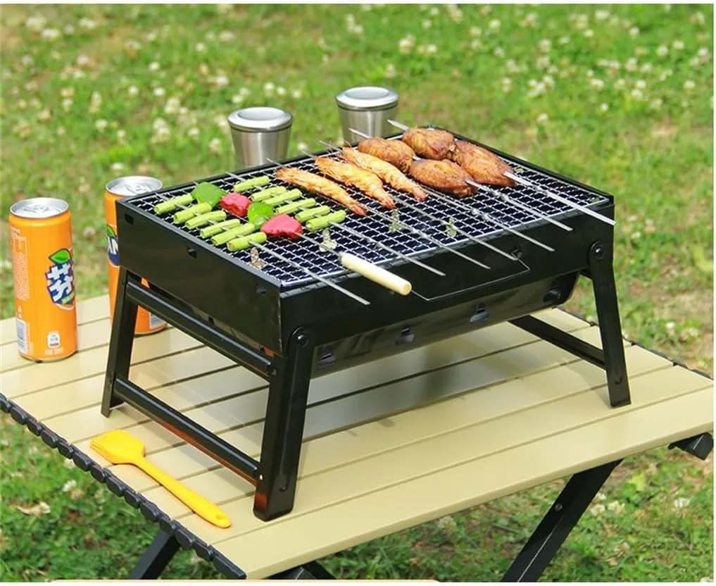 Folding Barbecue Stove Smokeless Home Charcoal Barbecue Rack Outdoor Oven Barbecue Tools