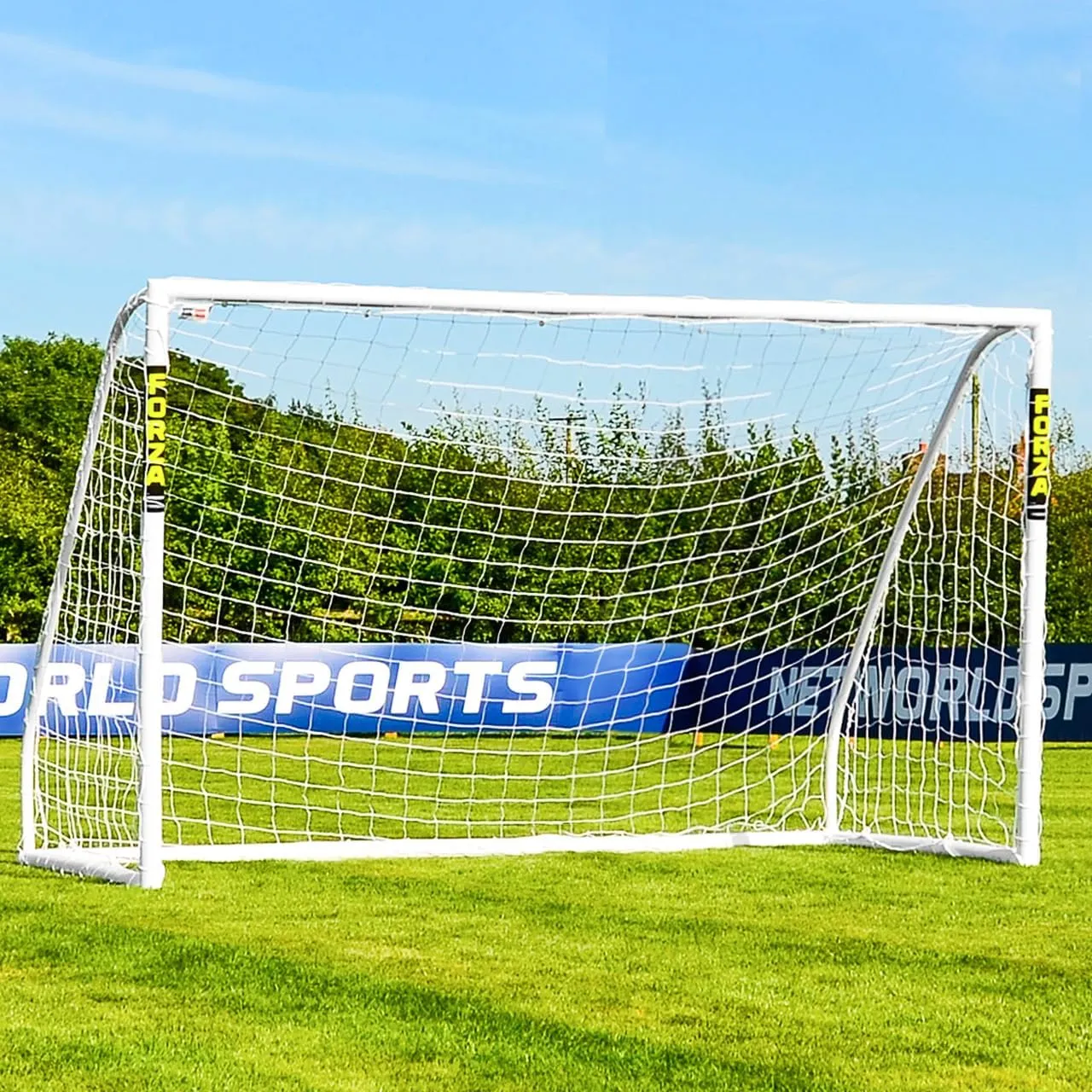 FORZA Match Soccer Goals [6 Sizes] | Ultra-Durable uPVC Weatherproof Backyard Soccer Goal | Quick & Easy Assembly – Optional Target Sheet Upgrade