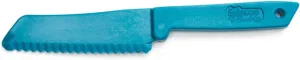 Fox Run Bakeware Buddy Knife, food grade safe plastic kitchen knife,1 x 8 x 0.5, Blue, 4-Inch Blade