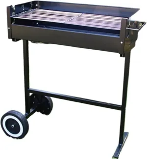 Frame BBQ Stove Carbon Oven Outdoor Home Gathering BBQ Stove Wheel BBQ Rack