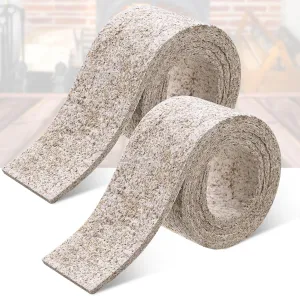 Frienda 2 Pieces Wood Stove Gasket Expanding Catalytic Combustors Gasket Compatible with Dutchwest Stove 6" Combustor, Replaces Castings Part with 16 Pcs Masking Tape, 36" Long x 2" Wide x 0.15" Thick