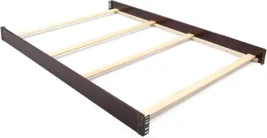 Full Size Conversion Kit Bed Rails for Bentley Crib by Delta Children - #0050 (Dark Chocolate - 207)