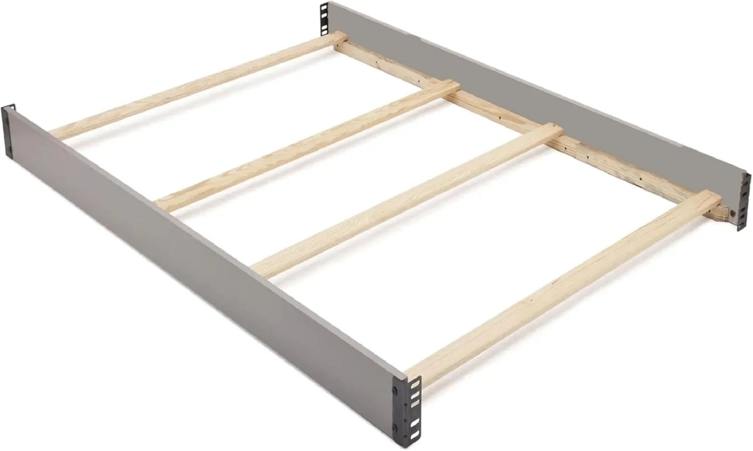 Full Size Conversion Kit Bed Rails for Rowen Crib by Simmons Kids & Delta Children - #0050 (Grey - 026)