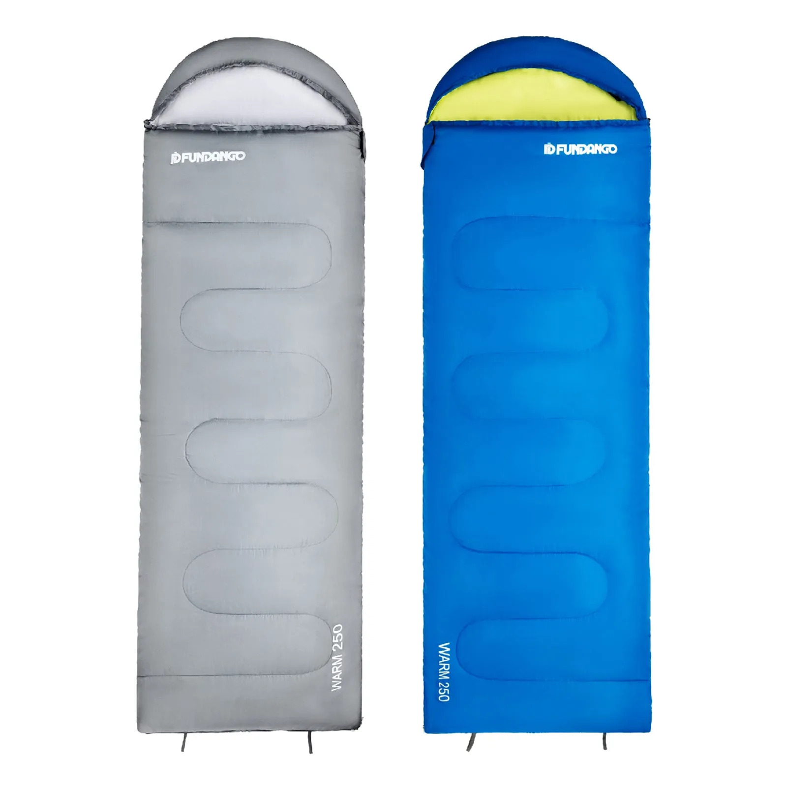 FUNDANGO WARM 250 Sleeping Bag-Envelope With Hood