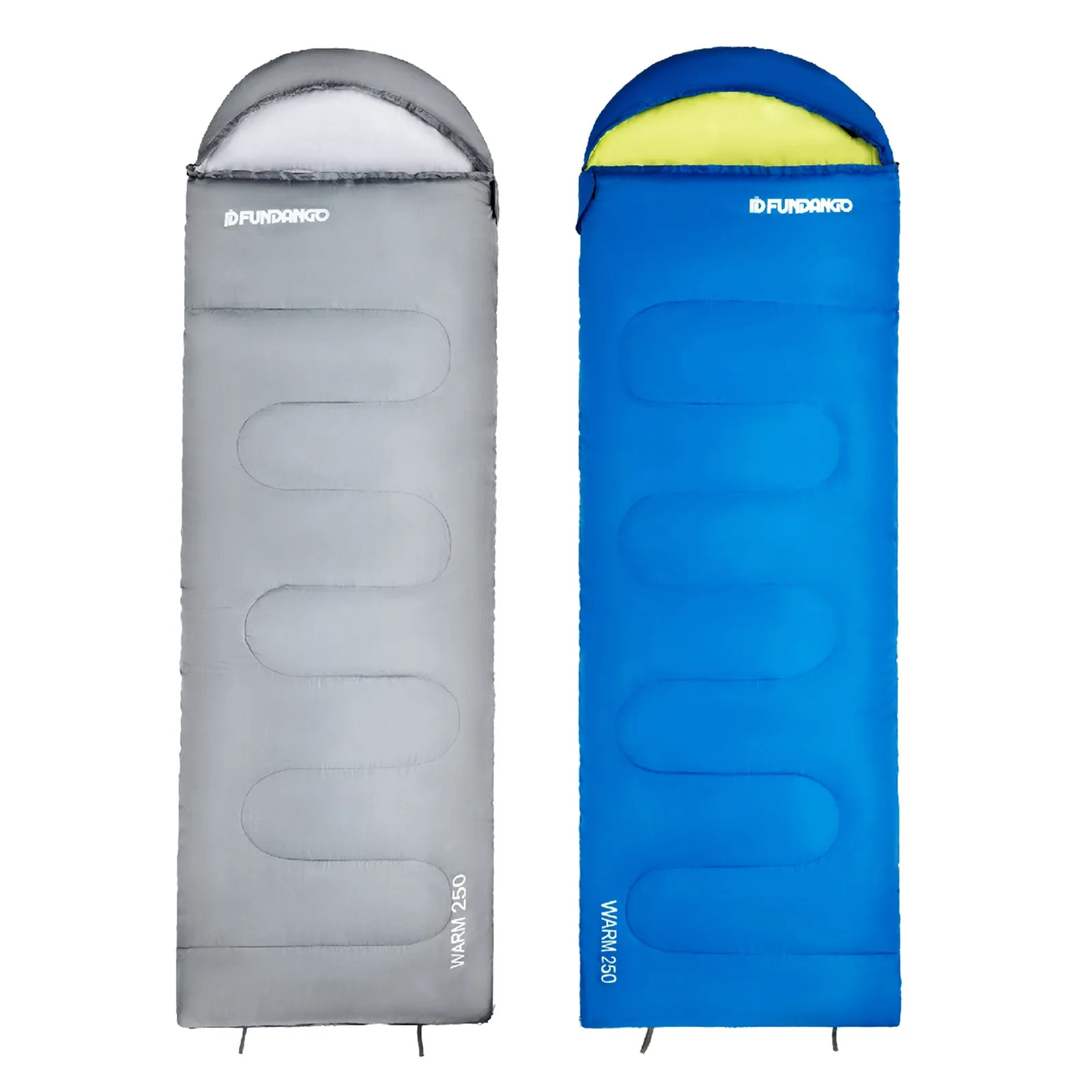 FUNDANGO WARM 250 Sleeping Bag-Envelope With Hood