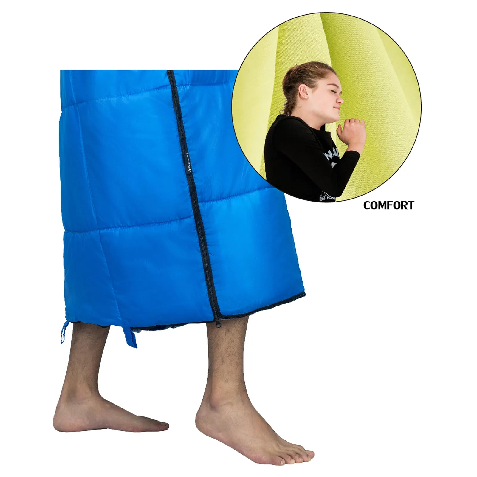FUNDANGO WARM 250 Sleeping Bag-Envelope With Hood