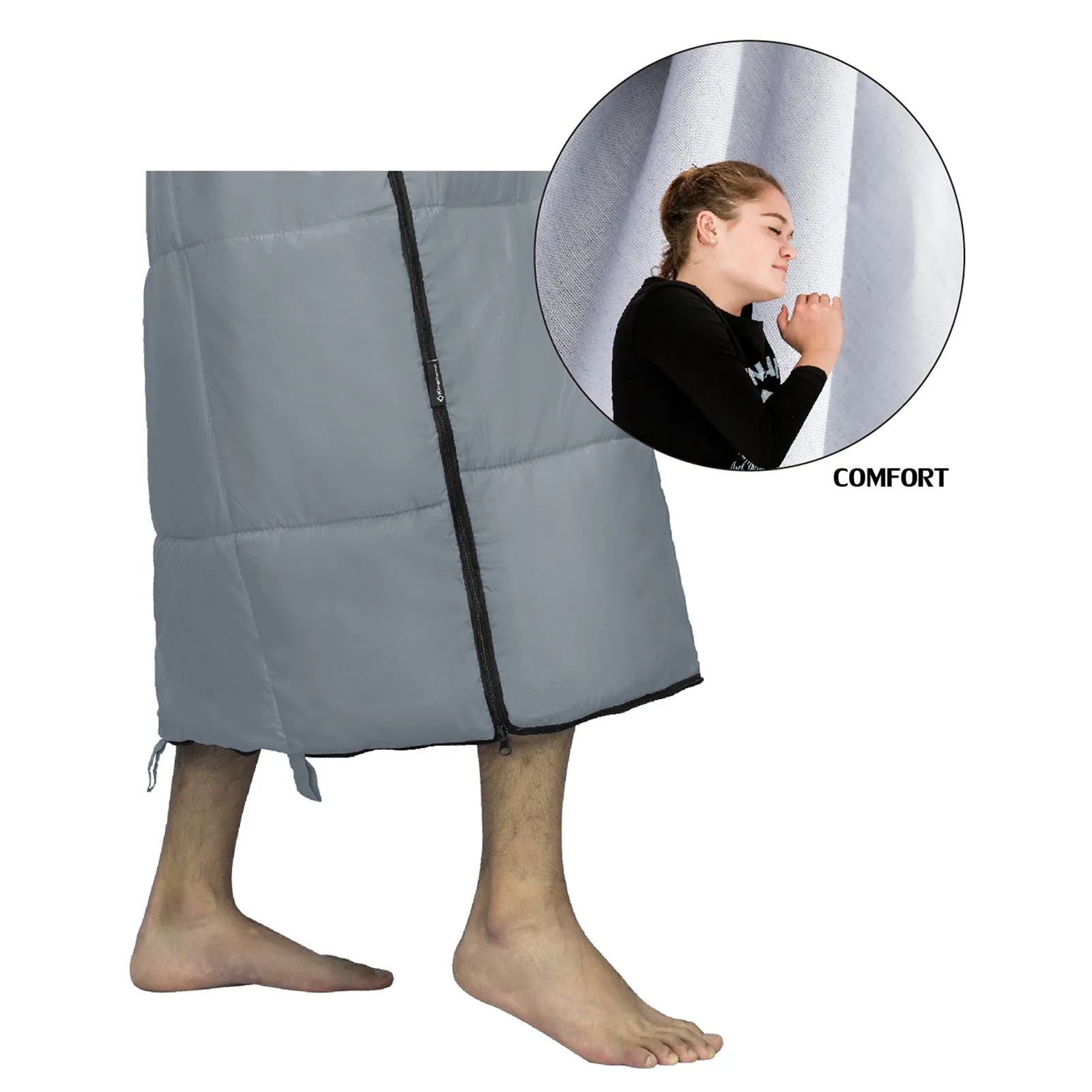 FUNDANGO WARM 250 Sleeping Bag-Envelope With Hood