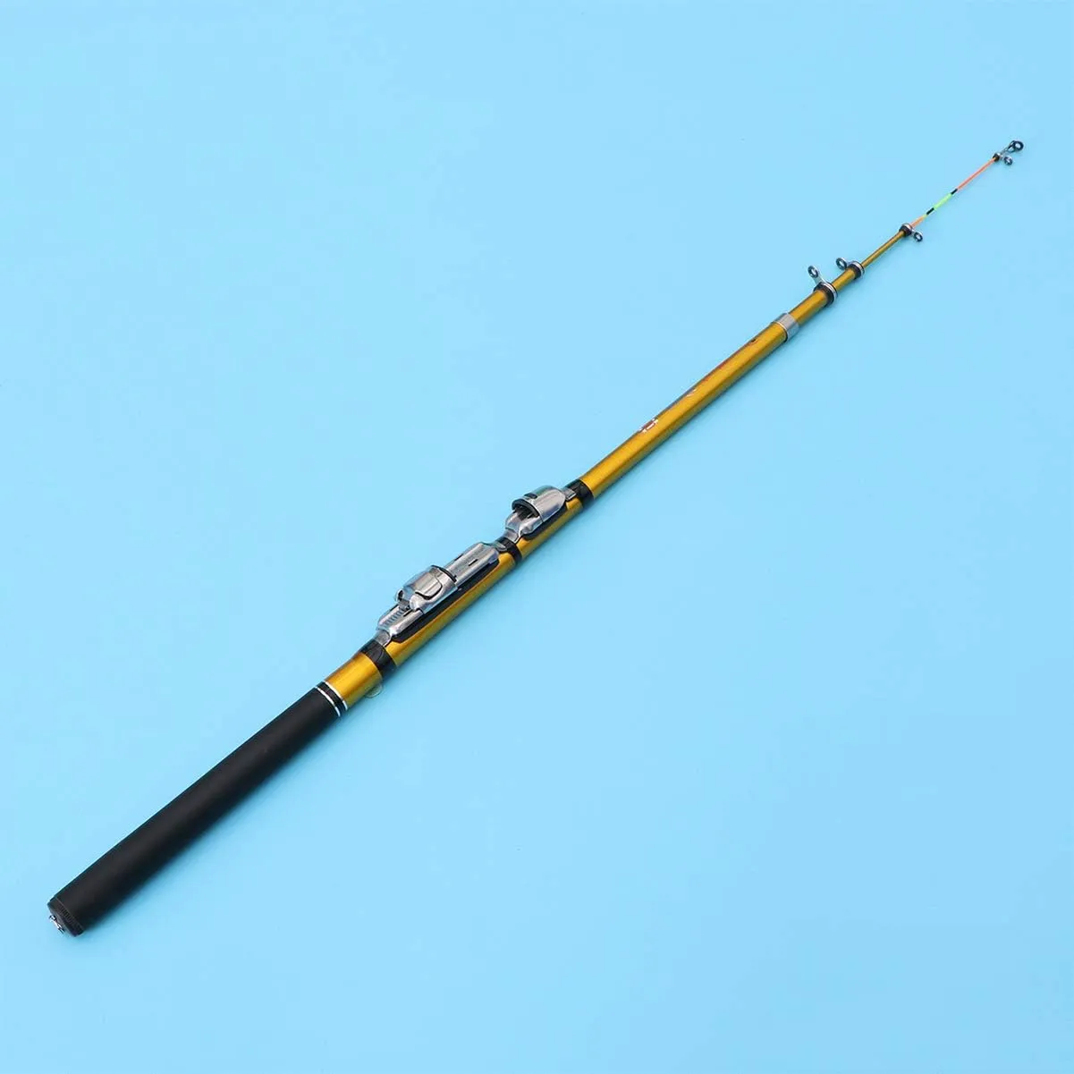 Garneck Fishing Rod Soft-Tailed Extension Rod Freshwater Spinning Combo Sea Saltwater Freshwater Kit (Red 1.8M)