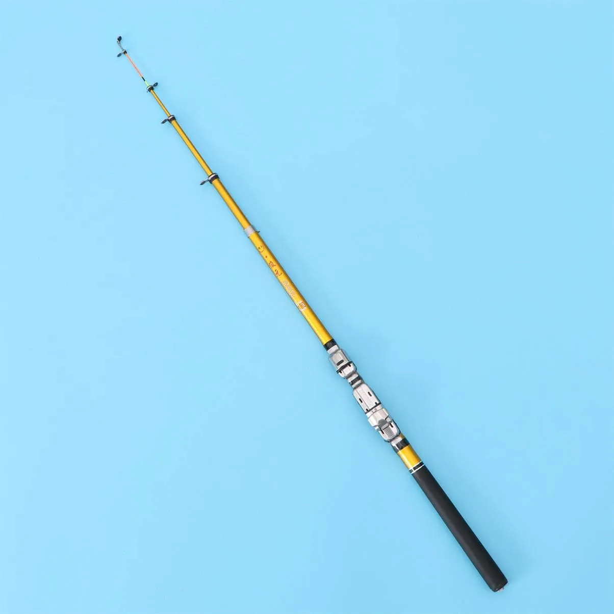 Garneck Fishing Rod Soft-Tailed Extension Rod Freshwater Spinning Combo Sea Saltwater Freshwater Kit (Red 1.8M)