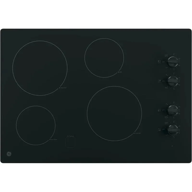 GE 30-inch Built-in Electric Cooktop (JP3030DJBB)